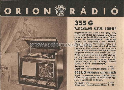 355G; Orion; Budapest (ID = 1498149) Radio