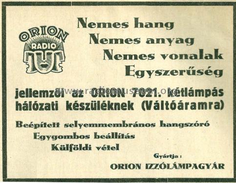 7021; Orion; Budapest (ID = 1915987) Radio