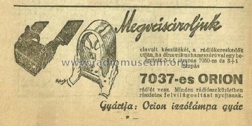 7037; Orion; Budapest (ID = 1856043) Radio