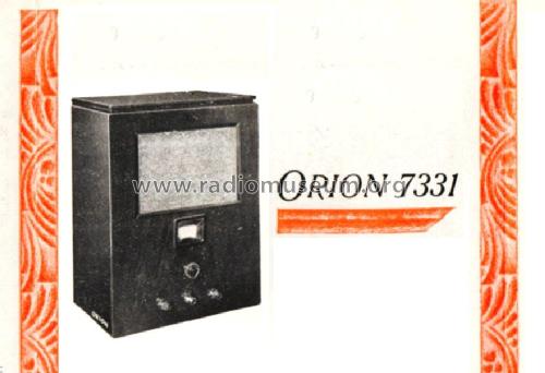 7331; Orion; Budapest (ID = 1796952) Radio