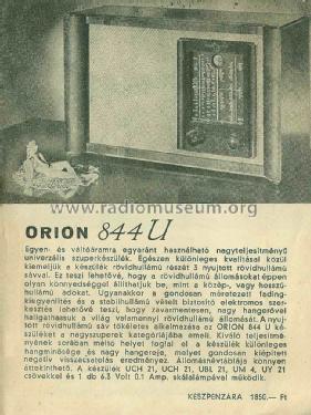 844U; Orion; Budapest (ID = 1488064) Radio