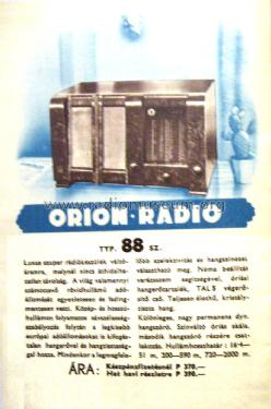 88; Orion; Budapest (ID = 1962529) Radio