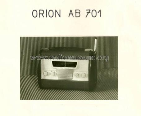 AB701; Orion; Budapest (ID = 1516347) Radio