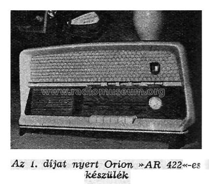 AR 422; Orion; Budapest (ID = 507218) Radio