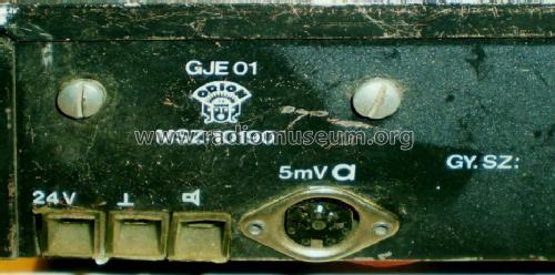 Audio Amplifier GJE01; Orion; Budapest (ID = 1681700) Ampl/Mixer