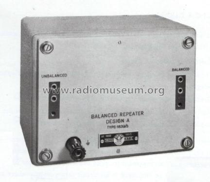 Balanced Repeater 1839/S; Orion; Budapest (ID = 1345158) Equipment