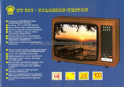 Colorion Triton CT 567; Orion; Budapest (ID = 2225808) Television