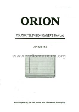 Colour Television J212MTXS; Orion; Budapest (ID = 2297064) Television