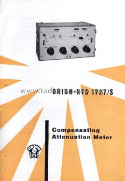 Compensating Attenuation Meter 1727/S; Orion; Budapest (ID = 1345157) Equipment