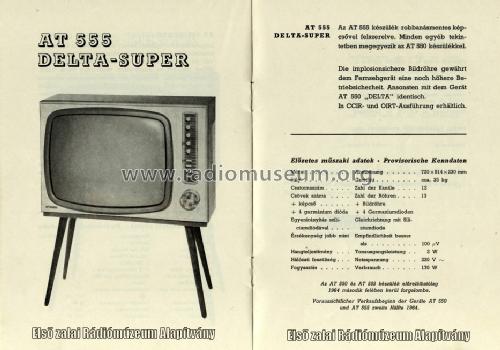 Delta-Super AT-555; Orion; Budapest (ID = 1091155) Television