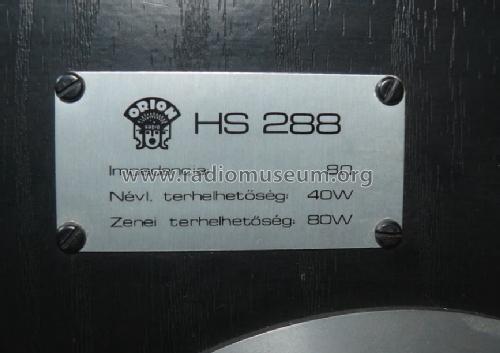 HiFi Box HS 288; Orion; Budapest (ID = 1471554) Lautspr.-K