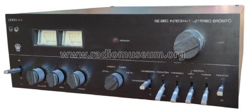 HiFi Stereo Amplifier SE 260; Orion; Budapest (ID = 2934593) Ampl/Mixer