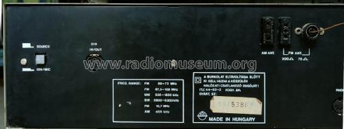 HiFi Stereo Casseiver SC 1025; Orion; Budapest (ID = 2603016) Radio