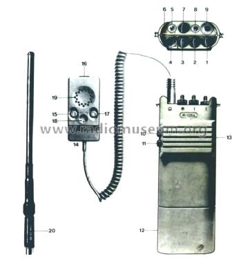 Topáz - Kézi rádió adó-vevő - Hand-held Radio Transmitter R-1264; Orion; Budapest (ID = 2479915) Mil TRX