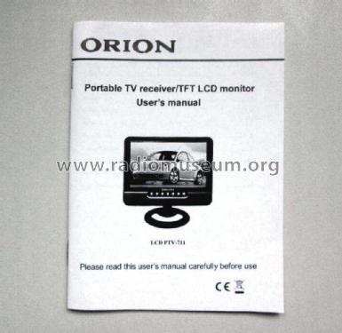 LCD Portable Colour Television PTV 711 LCD; Orion; Budapest (ID = 1823230) Television