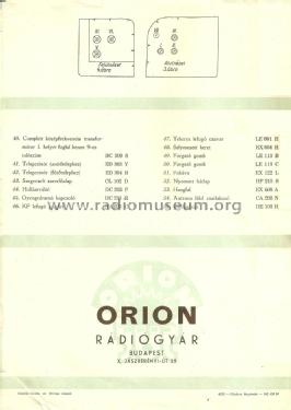 Néprádió 313B; Orion; Budapest (ID = 1519440) Radio