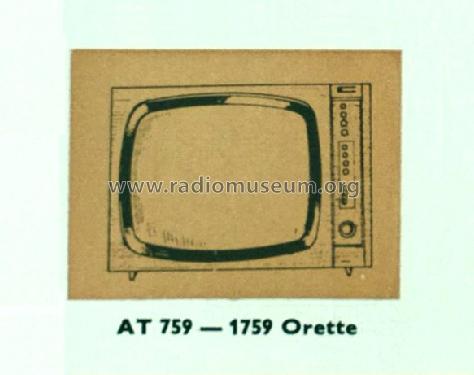 Oretta AT-1759; Orion; Budapest (ID = 1591536) Television