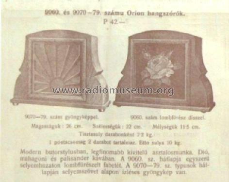 Speaker Box 9078; Orion; Budapest (ID = 1798549) Speaker-P