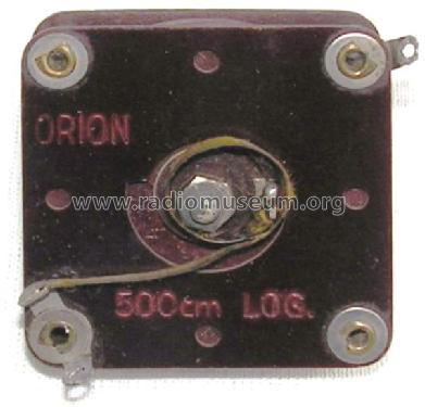 Variable Capacitor 500 cm; Orion; Budapest (ID = 1096643) Radio part