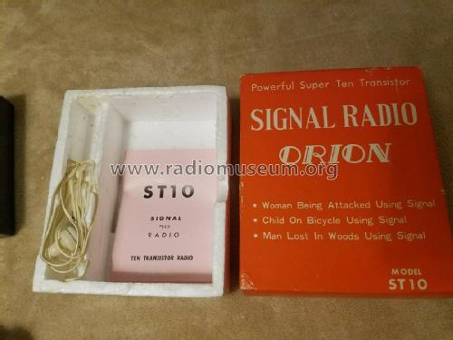 10 Signal-Radio ST10 ; Orion Electric Co., (ID = 2614554) Radio