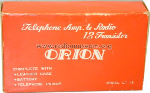 Telephone Amp 12 Transistor Radio LT-12 ; Orion Electric Co., (ID = 1040412) Radio
