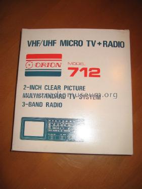 Radio Micro TV 712; Orion Electric Co., (ID = 1273370) TV-Radio