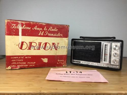 Telephone Amp. & Radio 14 Transistor LT-14 ; Orion Electric Co., (ID = 2362240) Radio