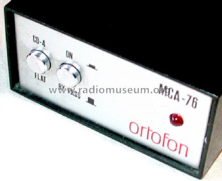 Moving Coil Amplifier MCA-76; Ortofon; Lolland (ID = 1345517) Verst/Mix