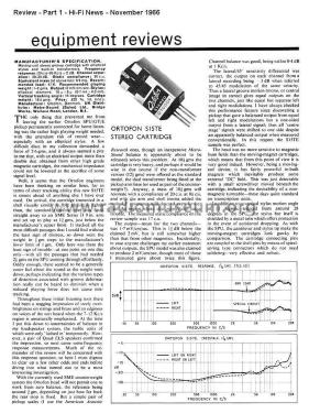 Moving-Coil Stereo Pickup Cartridge S15TE; Ortofon; Lolland (ID = 1816814) Micrófono/PU