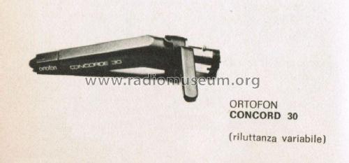 Concorde 30; Ortofon; Lolland (ID = 2658629) Microphone/PU