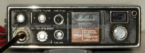 40 Channel PLL Citizens Band Transceiver CB-401; Otron, Olympos (ID = 2642509) Citizen