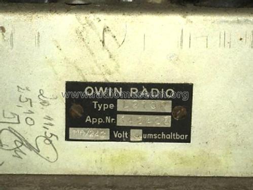 210W ; Owin; Hannover (ID = 2145679) Radio