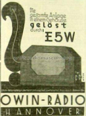 E5W; Owin; Hannover (ID = 1772756) Radio