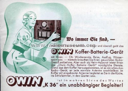 K36; Owin; Hannover (ID = 1822205) Radio