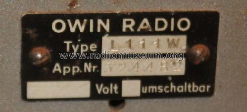 Kadett L111W ; Owin; Hannover (ID = 2507284) Radio