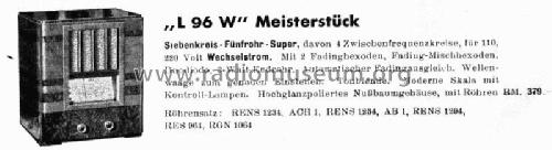 Meisterstück L96W; Owin; Hannover (ID = 2674850) Radio