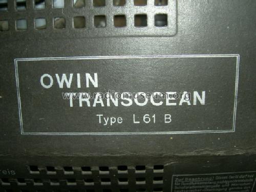 Transocean L61B; Owin; Hannover (ID = 382682) Radio