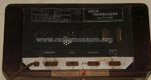 Transocean E/L 49W; Owin; Hannover (ID = 520264) Radio