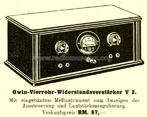 V2; Owin; Hannover (ID = 1618873) Ampl/Mixer