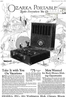 4-Tube Portable 75$; Ozarka Inc.; Chicago (ID = 1544790) Radio