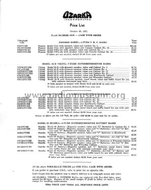 Viking Model 93-B Ch-93AC; Ozarka Inc.; Chicago (ID = 1968704) Radio