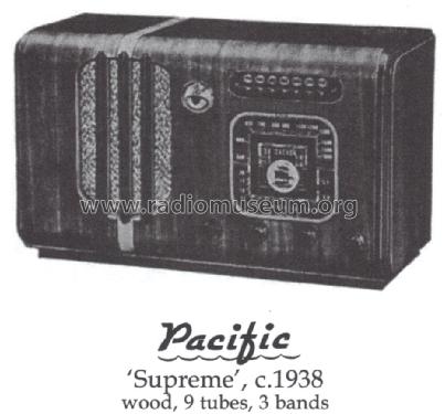 14H3 Supreme ; Pacific Radio Corp.; (ID = 1455103) Radio