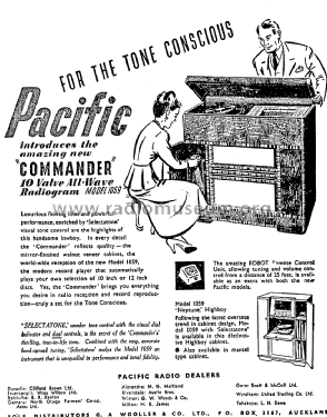 Pacific 1059; Pacific Brand (ID = 2787316) Radio