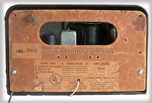 100A ; Packard Bell Co.; (ID = 310924) Radio