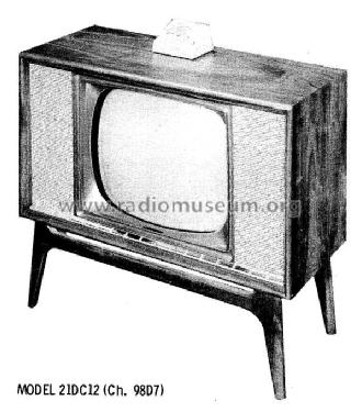 21DC12 Ch= 98D7; Packard Bell Co.; (ID = 638997) Television