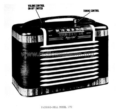 572 ; Packard Bell Co.; (ID = 864069) Radio