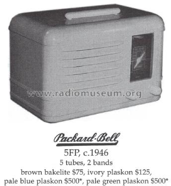 5FP ; Packard Bell Co.; (ID = 1455158) Radio
