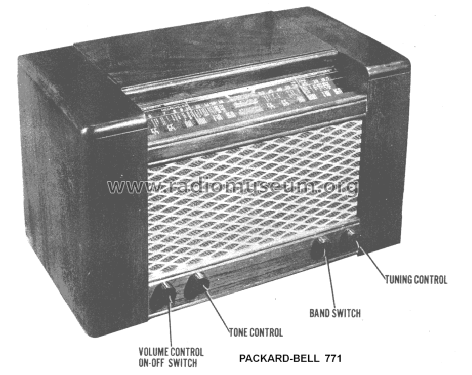 771 ; Packard Bell Co.; (ID = 1390585) Radio