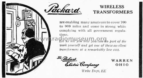 Wireless Transformers ; Packard Electric (ID = 1726797) Morse+TTY