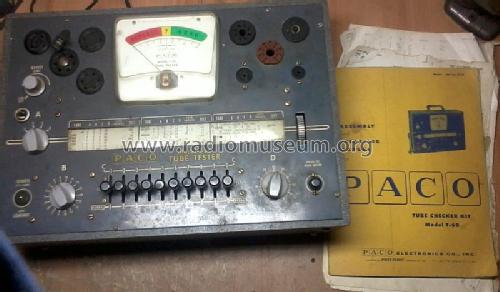 T60 Tube Tester ; PACO Electronics Co. (ID = 1544326) Equipment